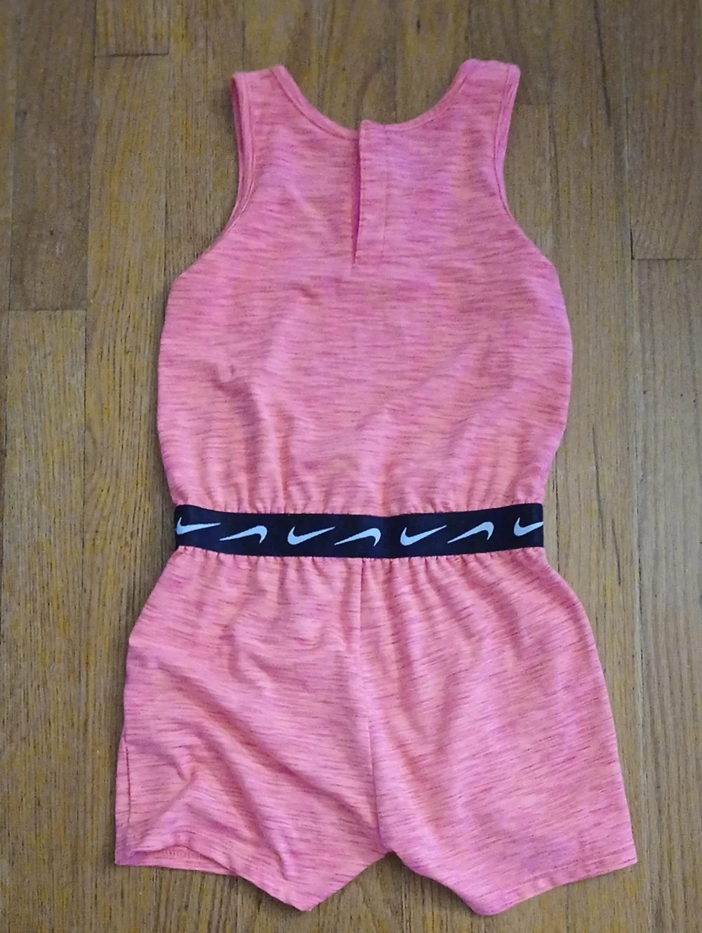 Little Girls Nike Pink and Grey Romper Size 6
